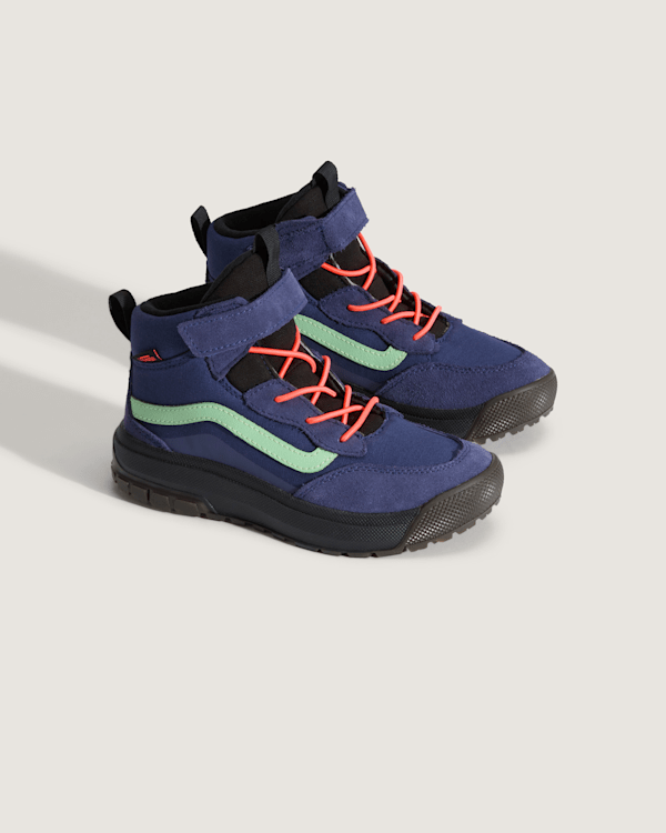 Vans – Youth Mini Crest Pop Shoes (8-14 years), Navy, Size: 27.5