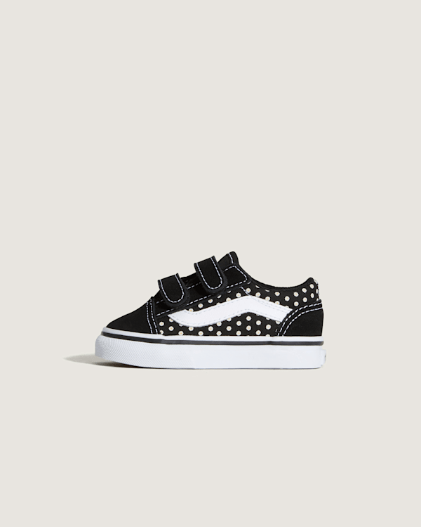 Vans - Toddler Old Skool Shoes (1-4 Years), Black, Size: 23.5-image