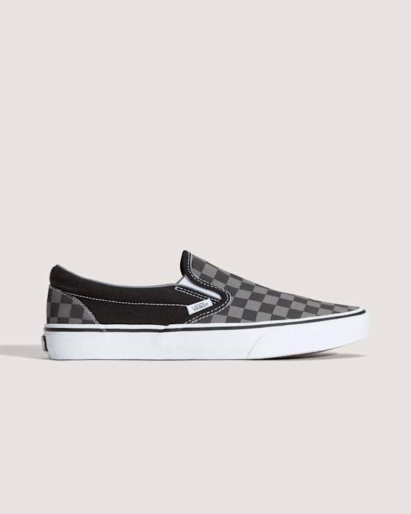 Vans - Checkerboard Classic Slip-On Shoes, Man, Black, Size: 44 (obrázek 6)