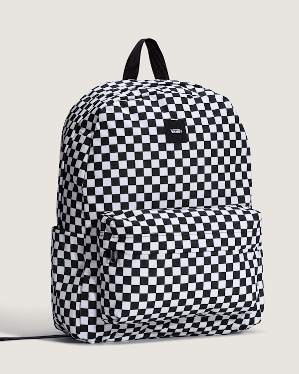Vans – Old Skool Check Backpack, Black, Size: One size