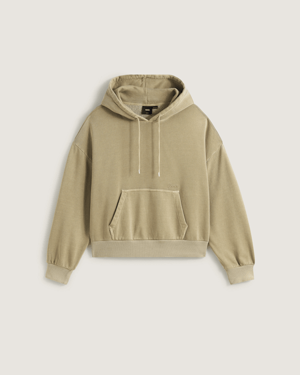 Vans - Sudadera con capucha Retro, Mujer, Beis, Talla: S