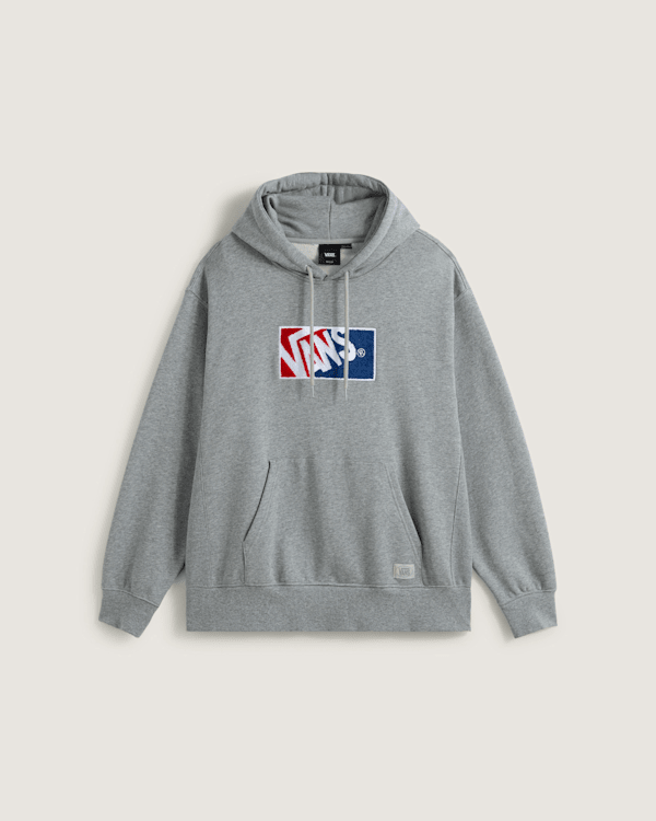 Vans - Sudadera de cuello redondo con capucha 2-Tone, Hombre, Gris, Talla: L