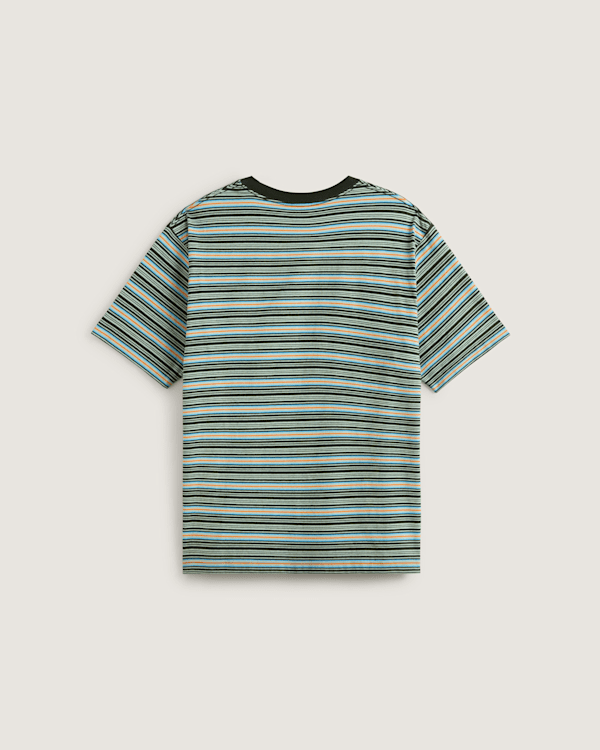 Vans – Cameron Stripe T-Shirt, Man, Green, Size: XS