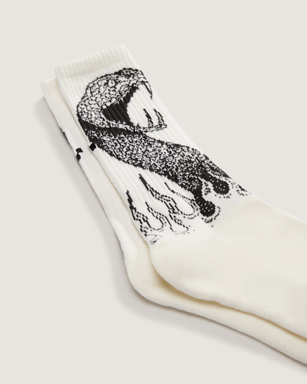 Vans - Skate Mike G Snake Flame Crew Socks (1 pair), Man, White, Size: M (38.5-42​) (obrázek 3)