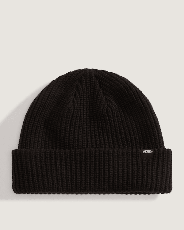 Vans - Kids Core Basic Cuff Beanie, Black, Size: One size