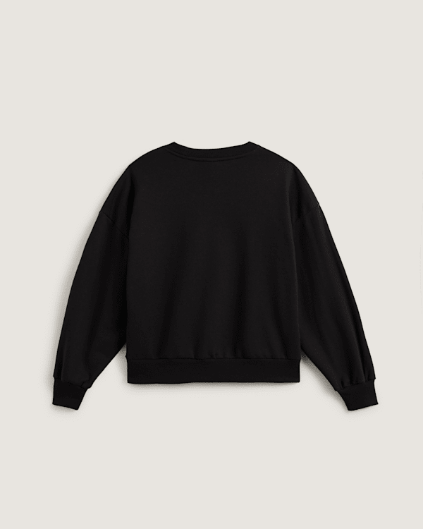 Vans – Upworn Retro Crew Sweatshirt, Woman, Black, Size: M