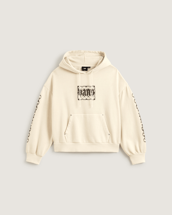 Vans - Sudadera con capucha After Dark Retro, Mujer, Beis, Talla: XS
