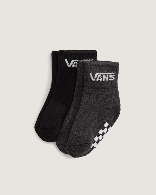 Vans - Skarpety niemowlęce Classic Crew (2 pary)unisex, Czarny, Size: 0 - 12 miesięcy