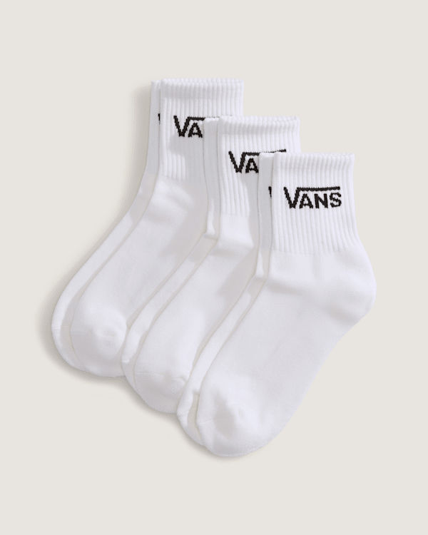 Vans - Chaussettes Classic Half Crew (3 paires), Blanc, Taille: L (42.5-47​)