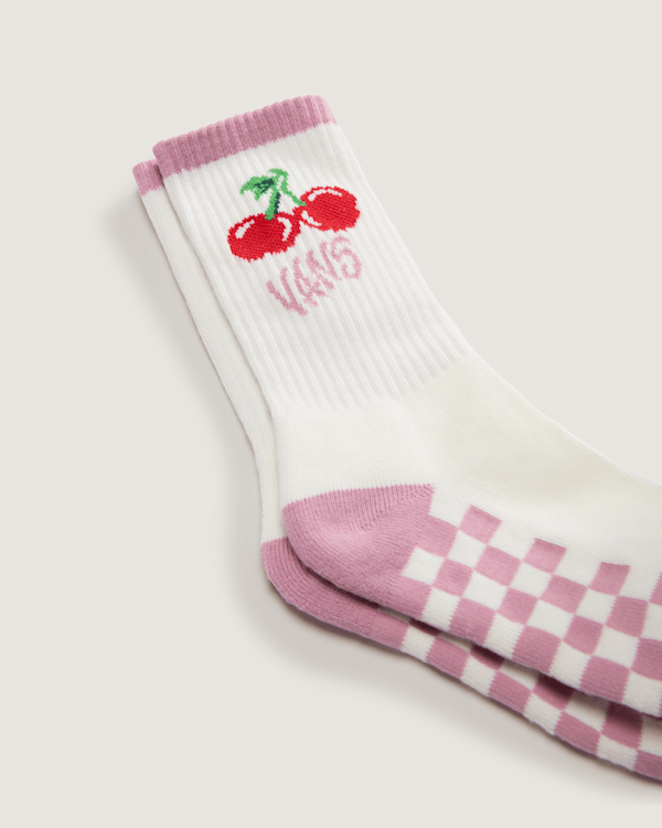 Vans - Kids Ticker Crew Socks (1 pair), Pink, Size: XXS (27-30.5​​) (obrázek 3)