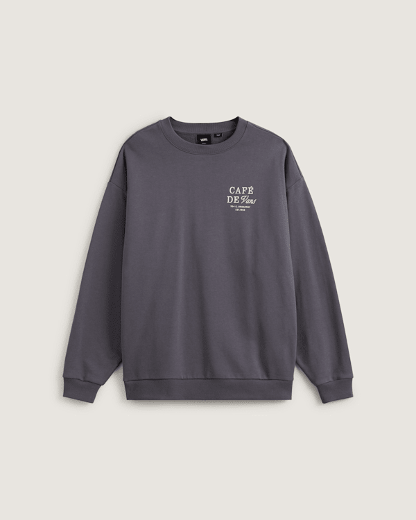 Vans - Café Oversized Crew Sweatshirt
