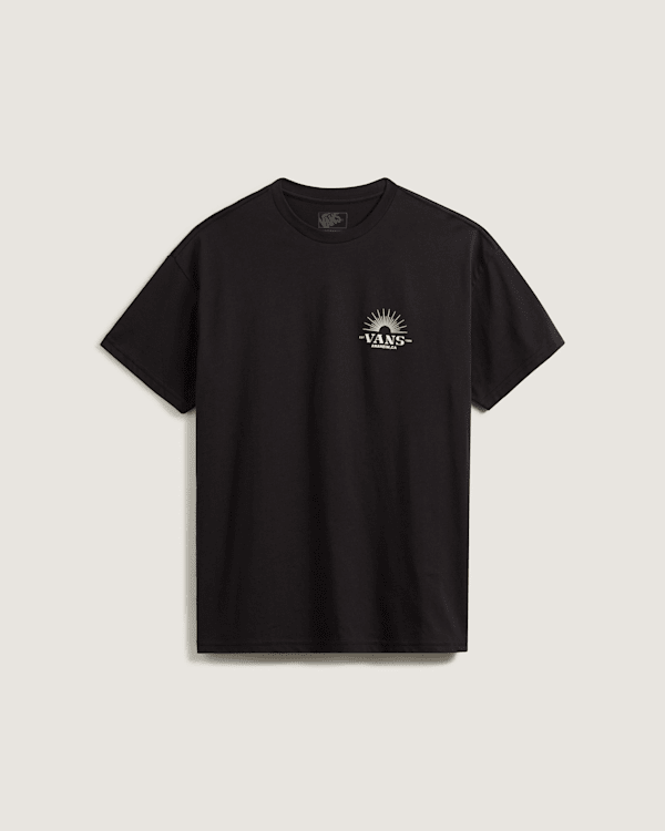 Vans - Leopard Palm T-shirt, Damen, Schwarz