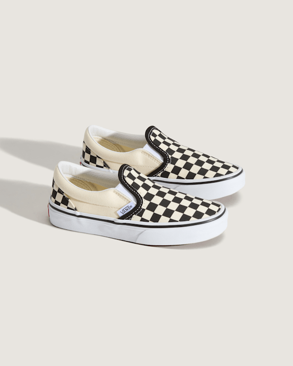 Vans – Kids Slip-On Shoes (4-8 years), Black, Size: 34