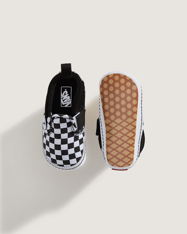 Vans - Infant Slip-On Crib Shoes (0-1 year), Black, Size: 17 (obrázek 3)