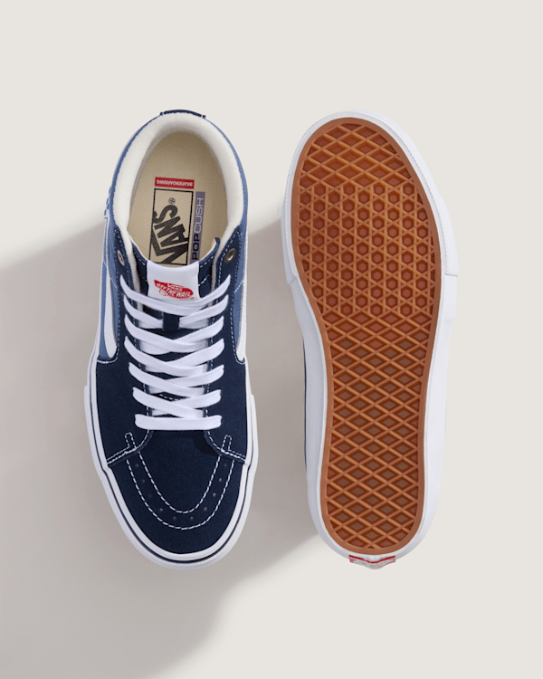 Vans - Skate SK8-Hi Shoes, Man, Blue, Size: 40.5 (obrázek 3)