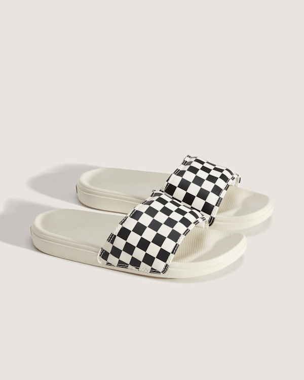 Vans – Checkerboard La Costa Slide-On, Man, Black, Size: 36.5