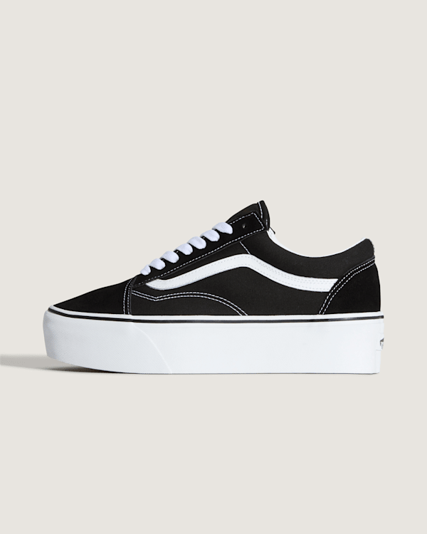 Vans - Old Skool Platform Schuhe, Herren, Schwarz, Größe: 47