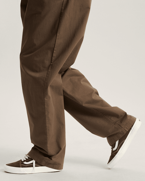 Vans - Range Baggy Tapered Elastic Waist Trousers, Man, Brown, Size: S (obrázek 10)