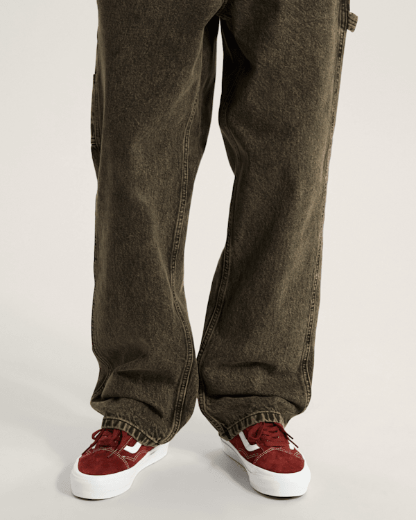 Vans - Premium Old Skool Pig Suede Shoes, Man, Burgundy, Size: 36 (obrázek 5)