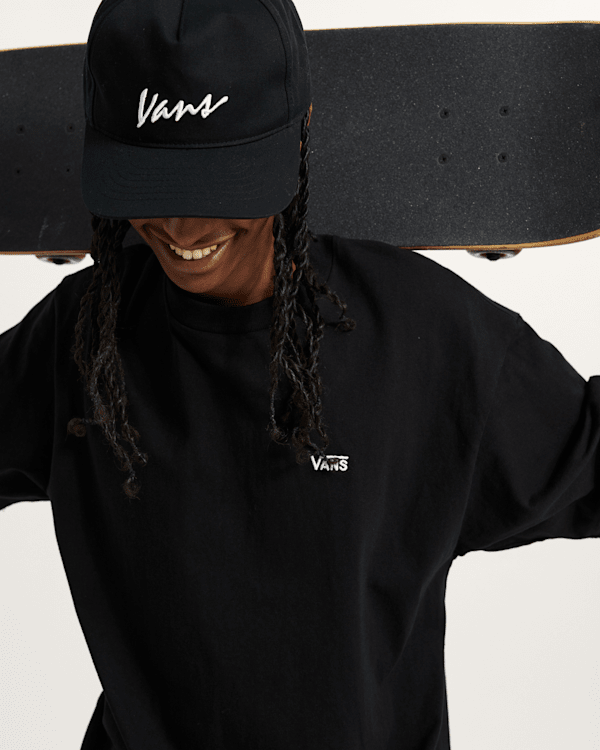 Vans - Left Chest II Logo T-Shirt, Man, Black, Size: L (obrázek 9)