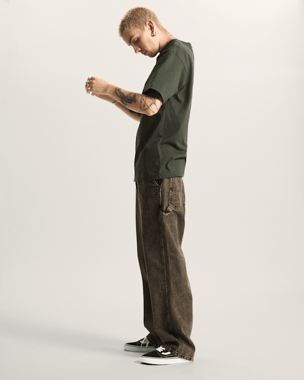 Vans - Left Chest II T-Shirt, Man, Green, Size: L (obrázek 5)