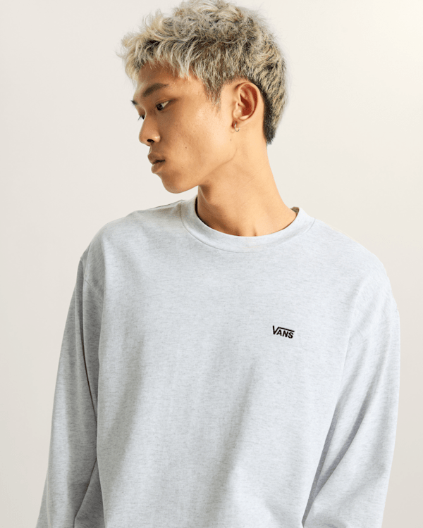 Vans - Left Chest II Logo T-Shirt, Man, Grey, Size: XXL (obrázek 3)