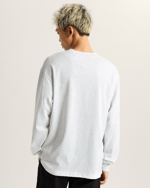 Vans - Left Chest II Logo T-Shirt, Man, Grey, Size: XXL (obrázek 4)