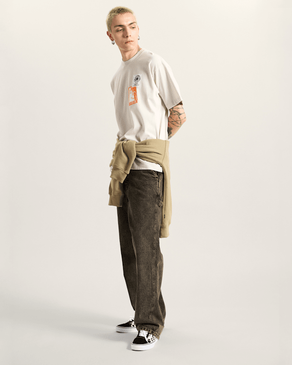 Vans - Punk Patch T-Shirt, Man, Beige, Size: XL (obrázek 5)