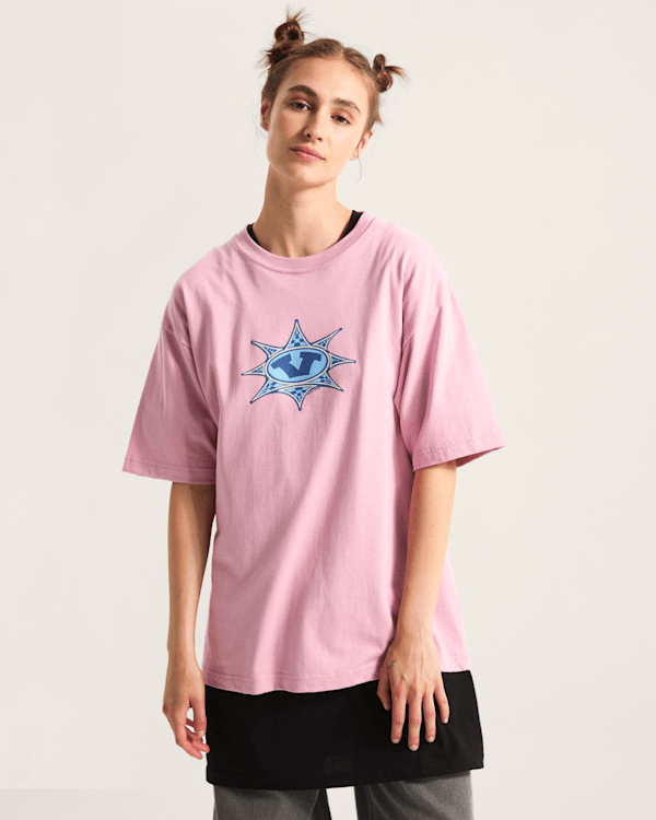 Vans - Star Checker T-Shirt, Man, Pink, Size: M (obrázek 7)