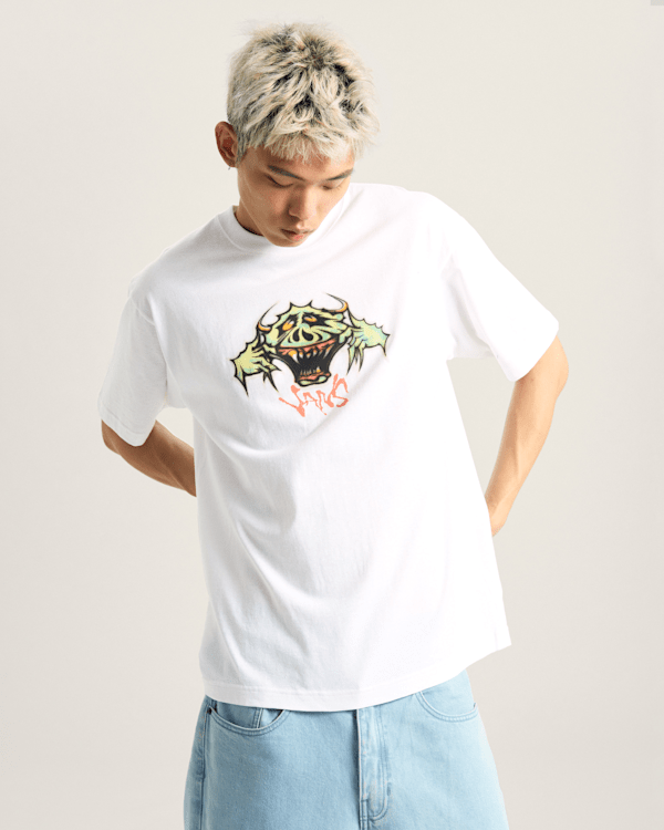 Vans - Goofy Ghoul T-Shirts, Man, White, Size: L (obrázek 3)