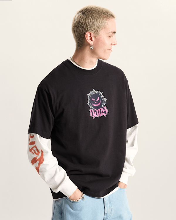 Vans - Happy Spike T-Shirt, Man, Black, Size: M (obrázek 3)