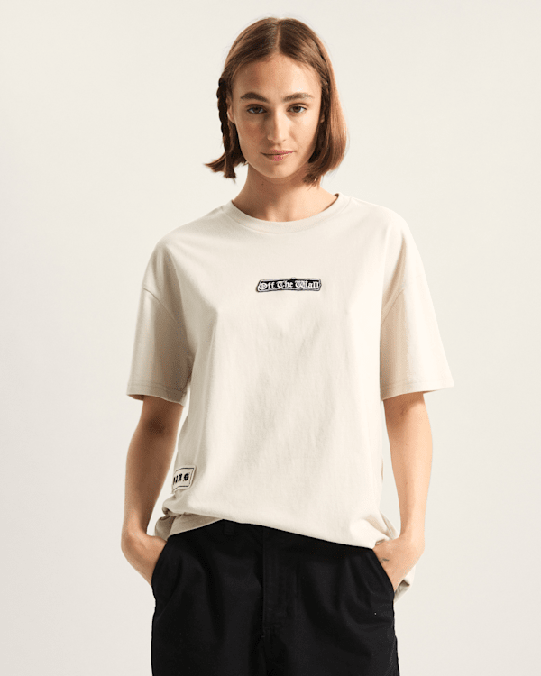 Vans - Unpatched T-Shirt, Woman, Beige, Size: XS (obrázek 3)