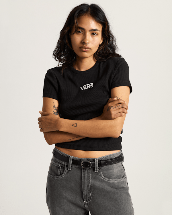 Vans - Cameron T-Shirt, Woman, Black, Size: S (obrázek 3)