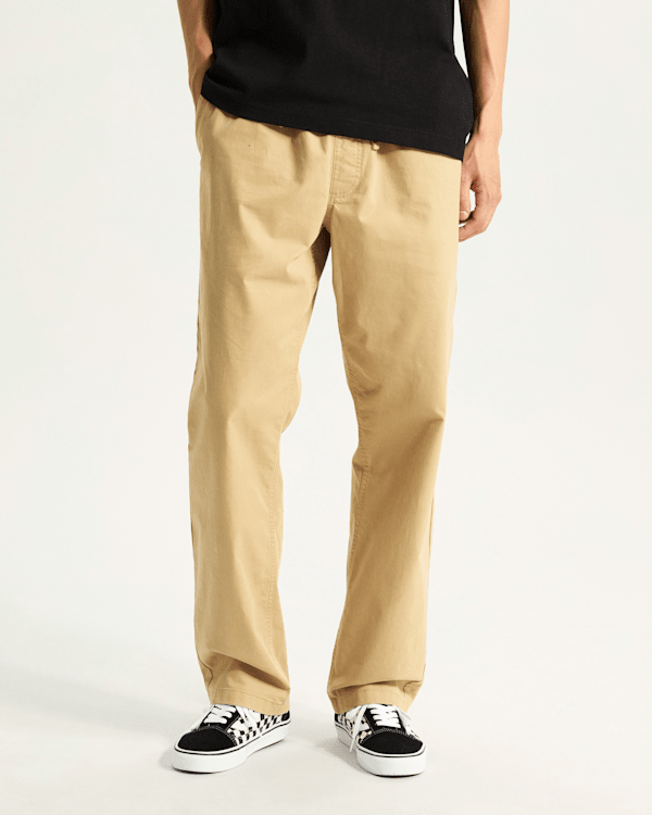 Vans - Range Relaxed Elastic Trousers, Man, Beige, Size: S (obrázek 3)