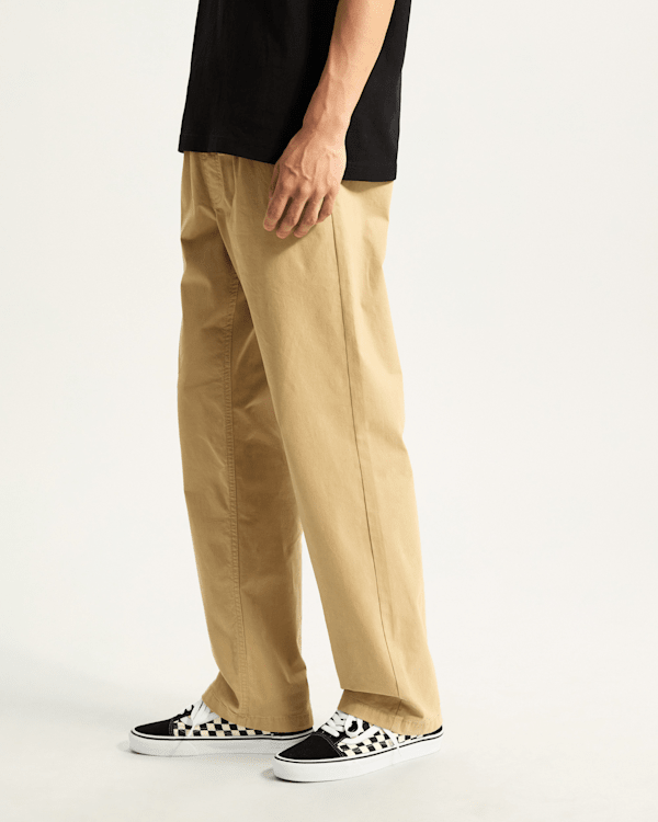 Vans - Range Relaxed Elastic Trousers, Man, Beige, Size: S (obrázek 5)
