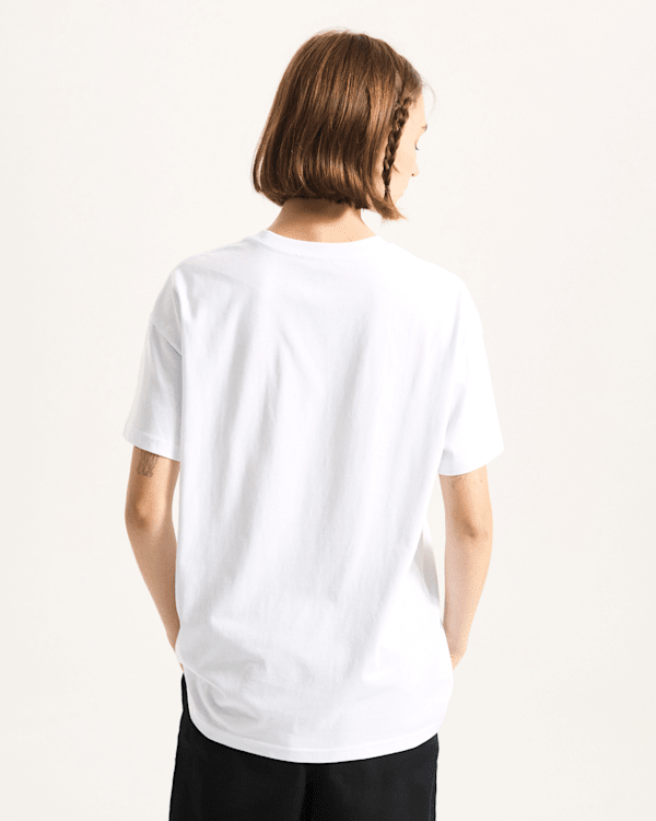 Vans - Flying V Oversized T-shirt, Woman, White, Size: M (obrázek 4)