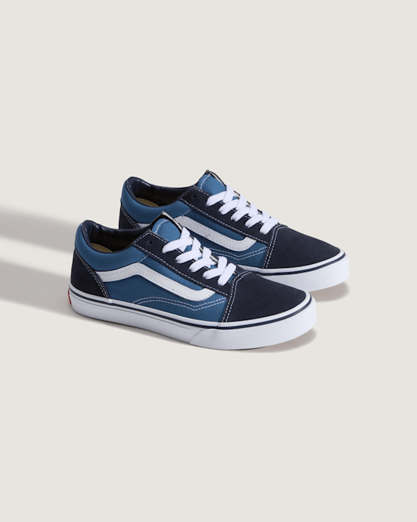 Vans – Youth Old Skool Shoes (8-14 Years), Blue, Size: 38