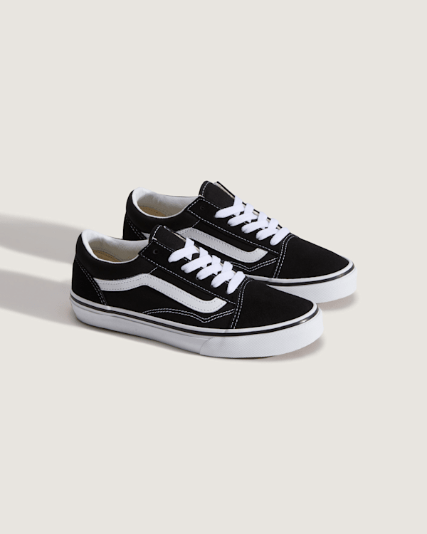 Vans – Youth Old Skool Shoes (8-14 Years), Black, Size: 36