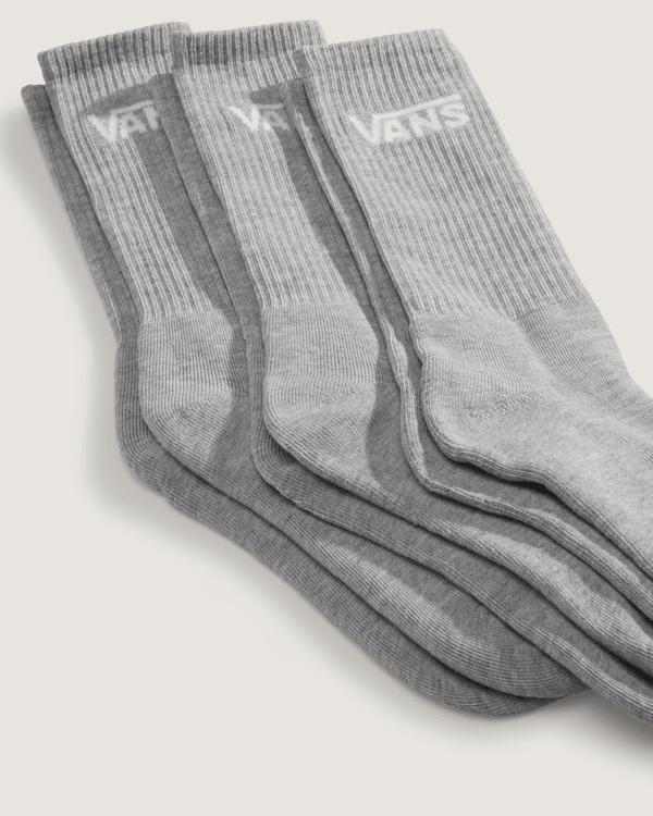 Vans - Classic Crew Socks (3 pairs), Man, Grey, Size: S (34.5-38​) (obrázek 3)