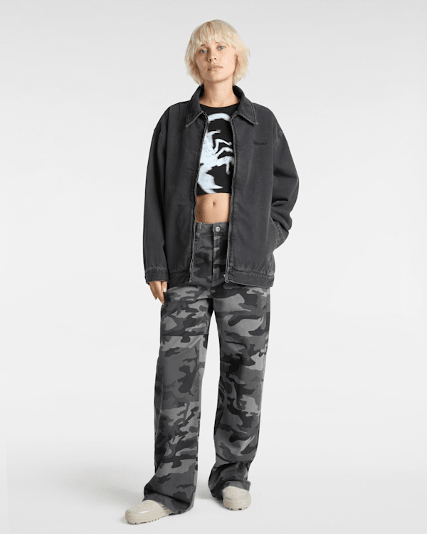 Vans - Sirelle 5 Pocket Puddle Trousers, Woman, Black, Size: 29 (obrázek 6)