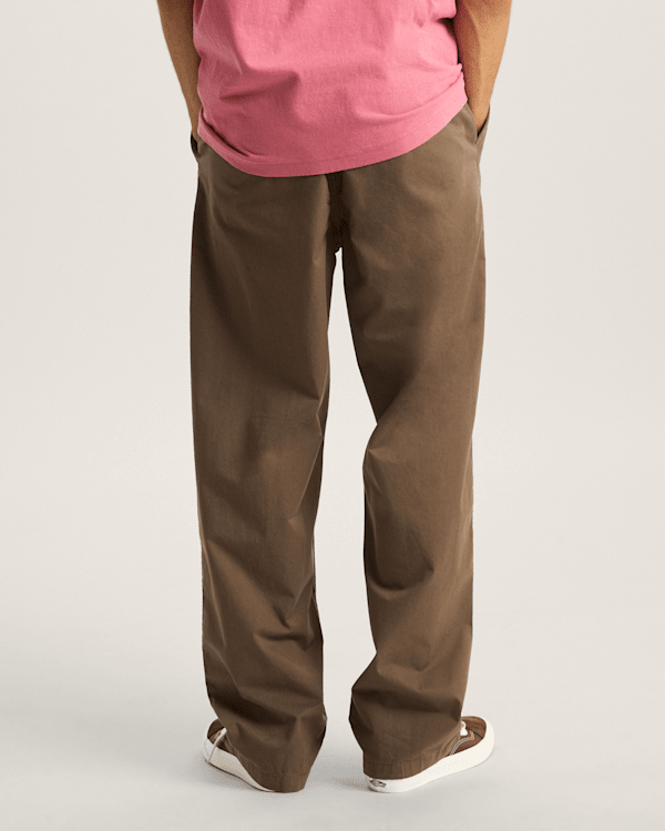 Vans - Range Baggy Tapered Elastic Waist Trousers, Man, Brown, Size: S (obrázek 4)