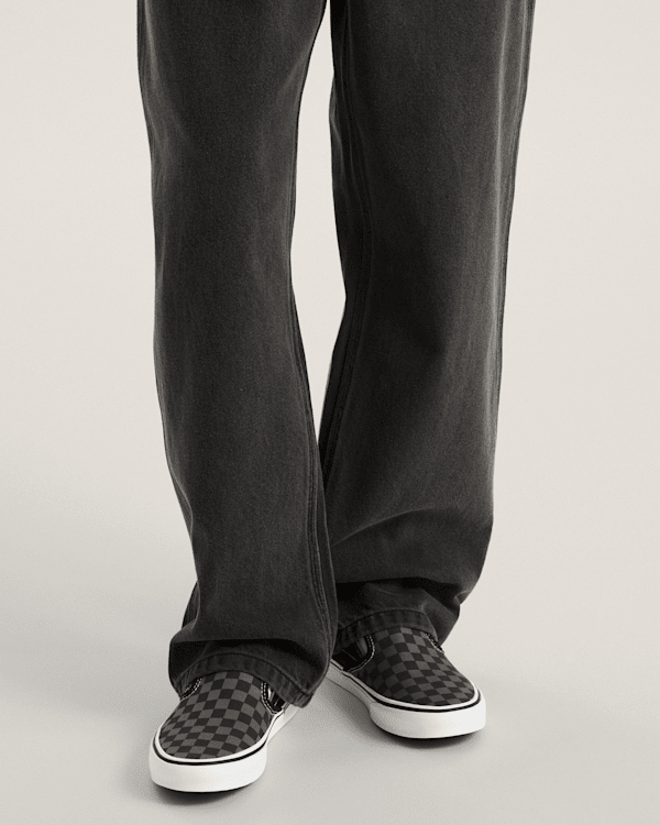 Vans - Checkerboard Classic Slip-On Shoes, Man, Black, Size: 44 (obrázek 5)