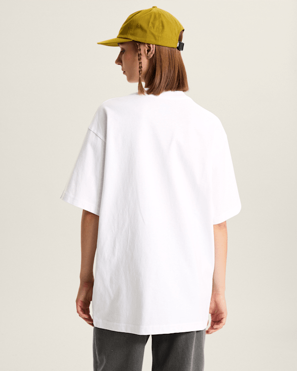 Vans - Left Chest Logo T-Shirt, Man, White, Size: M (obrázek 7)