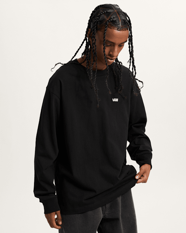 Vans - Left Chest II Logo T-Shirt, Man, Black, Size: S (obrázek 3)