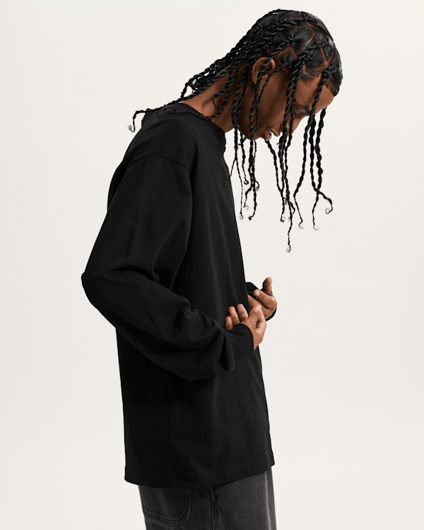 Vans - Left Chest II Logo T-Shirt, Man, Black, Size: S (obrázek 5)