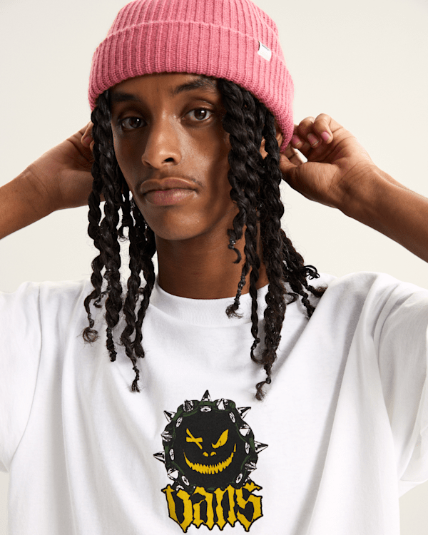 Vans - Happy Spike T-Shirt, Man, White, Size: L (obrázek 6)