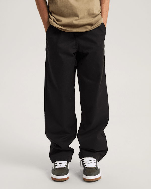 Vans - Kids Authentic Chino Loose Trousers (8-14 Years), Black, Size: 28 (obrázek 3)