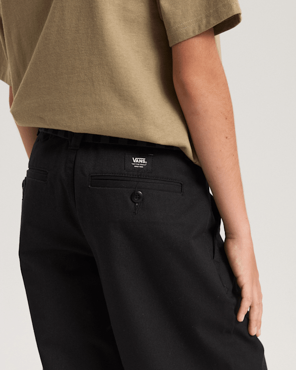Vans - Kids Authentic Chino Loose Trousers (8-14 Years), Black, Size: 28 (obrázek 6)