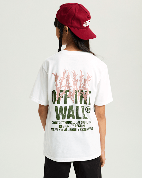 Vans - Kids Metall Wall T-Shirt (8-14 Years), White, Size: S (obrázek 8)
