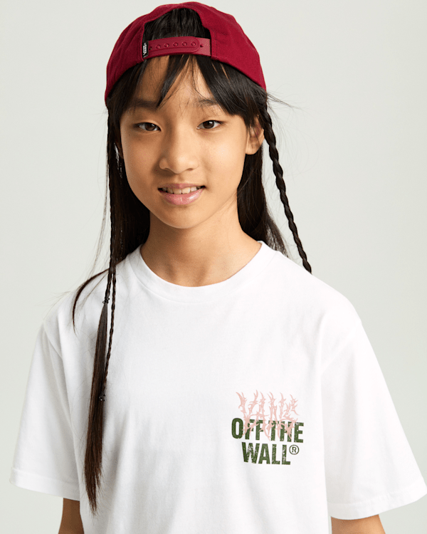 Vans - Kids Metall Wall T-Shirt (8-14 Years), White, Size: S (obrázek 10)